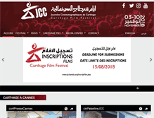 Tablet Screenshot of jcctunisie.org